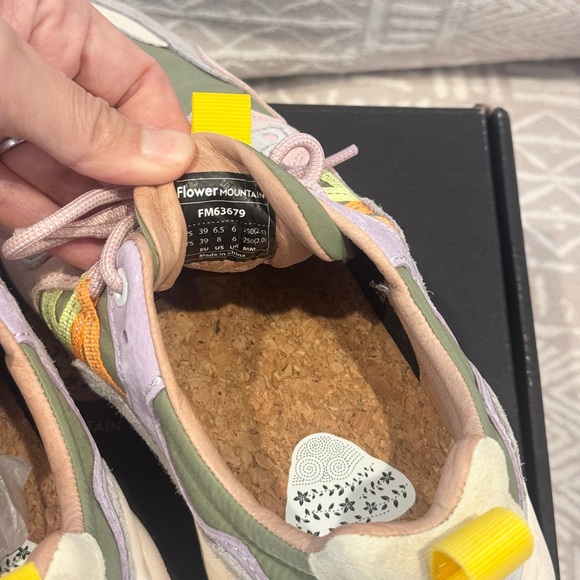 New Rare Flower Mountain Yamano 3 Suede Gray Sneakers Shoes Women SIZE 8 39 - Picture 6 of 9